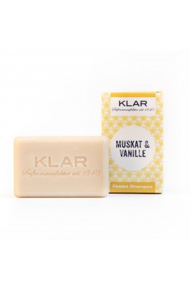 KLAR Festes Shampoo Muskat & Vanille