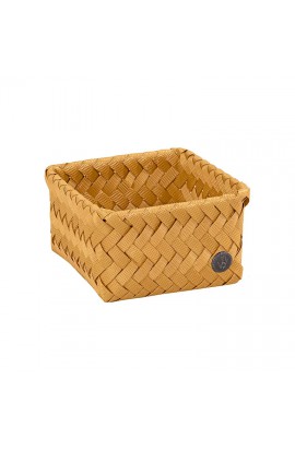Handed By Fit Tiny Basket ochre yellow - Kleiner offener Korb ockergelb