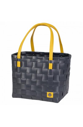 Color Block Shopper dark grey-Einkaufstasche Color Block dunkelgrau